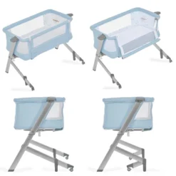 Dream On Me Skylar Bassinet And Bedside Sleeper - Blue -Graco Shop GUEST 25a16124 5715 47a1 98b8 17f93cc99077