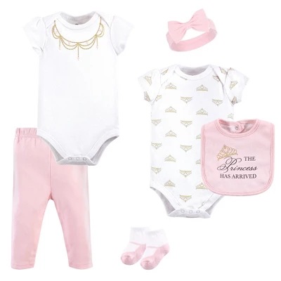 Little Treasure Baby Girl Layette 6-Piece Set, Princess 6-Piece 1 Little Treasure Baby Girl Layette 6-Piece Set, Princess 6-Piece
