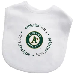 Baby Fanatic 2 Piece Bid And Shoes - MLB Oakland Athletics - White Unisex Infant Apparel