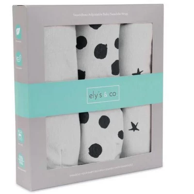 Ely's & Co. Adjustable Swaddle Blankets 3 Pack 2 Ely's & Co. Adjustable Swaddle Blankets 3 Pack - Image 2