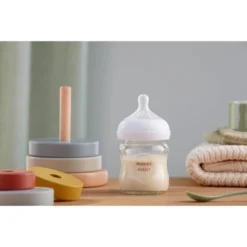 Philips Avent Glass Natural Baby Bottle With Natural Response Nipple - Clear - 4oz -Graco Shop GUEST 27db8837 04f7 43b9 a7a3 8e4d9122f2be