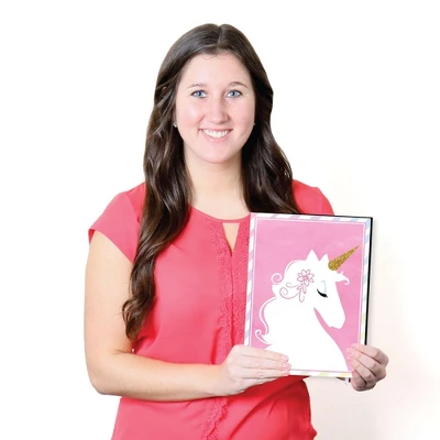 Big Dot Of Happiness Rainbow Unicorn - Baby Girl Nursery Wall Art And Kids Room Decorations - Gift Ideas - 7.5 X 10 Inches - Set Of 3 Prints 4 Big Dot Of Happiness Rainbow Unicorn - Baby Girl Nursery Wall Art And Kids Room Decorations - Gift Ideas - 7.5 X 10 Inches - Set Of 3 Prints - Image 4