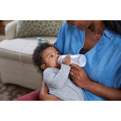 NUK 3pk Smooth Flow Bottle Safari Animals - Elephant 3 NUK 3pk Smooth Flow Bottle Safari Animals - Elephant - Image 3