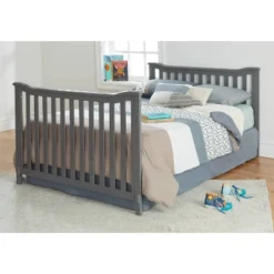 Sorelle 221 Full Size Crib Conversion Rail Gray