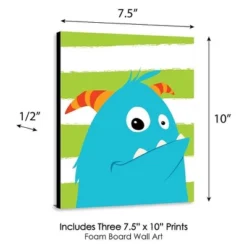 Big Dot Of Happiness Monster Bash - Nursery Wall Art And Kids Room Decorations - Gift Ideas - 7.5 X 10 Inches - Set Of 3 Prints -Graco Shop GUEST 2d0038f3 a0ac 4400 948f 8e0db4a606d7