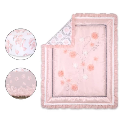 The Peanutshell Brianna Crib Bedding Set - 3pc 1 The Peanutshell Brianna Crib Bedding Set - 3pc