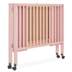 Dream On Me Quinn Full-Size Folding Crib I Removable Wheels I Modern Nursey I Adjustable Mattress Support I Patent Folding System In Blush Pink -Graco Shop GUEST 2f9f8fd7 d56e 49c8 99c3 ada1f3d40373