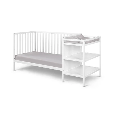 Suite Bebe Palmer 3-in-1 Convertible Island Crib And Changer Combo - White 4 Suite Bebe Palmer 3-in-1 Convertible Island Crib And Changer Combo - White - Image 4