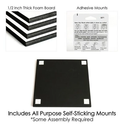 Big Dot Of Happiness Pink Baby Elephant - Kids Room, Nursery Decor And Home Decor - 11 X 11 Inches Nursery Wall Art - Set Of 4 Prints For Baby's Room 4 Big Dot Of Happiness Pink Baby Elephant - Kids Room, Nursery Decor And Home Decor - 11 X 11 Inches Nursery Wall Art - Set Of 4 Prints For Baby's Room - Image 4