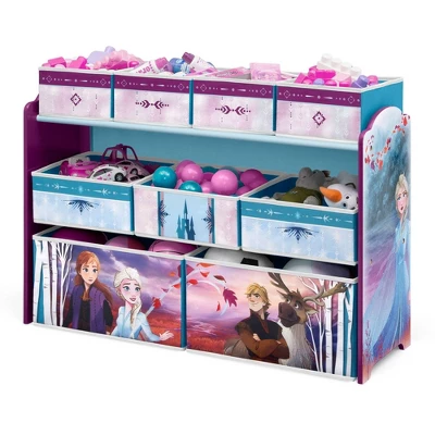 Delta Children Disney Frozen Deluxe 9 Bin Design And Store Toy Organizer 3 Delta Children Disney Frozen Deluxe 9 Bin Design And Store Toy Organizer - Image 3