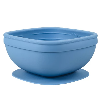 Re-Play Silicone Suction Bowl With Lid - Denim 4 Re-Play Silicone Suction Bowl With Lid - Denim - Image 4