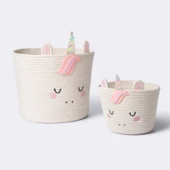 Coiled Rope Forest Animal Small Round Storage Basket - Unicorn - Cloud Island™ 5 Coiled Rope Forest Animal Small Round Storage Basket - Unicorn - Cloud Island™ -Graco Shop GUEST 3194f202 a8f6 4b11 ba71 c925a6018518