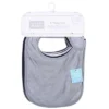 Hudson Baby Infant Unisex Rayon From Bamboo Terry Bibs, Black White, One Size