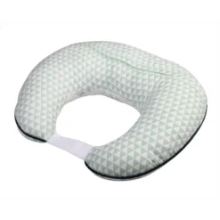 Bacati - 3 Pc Noah Tribal Mint/Navy Feathers/Triangles Muslin Hugster Feeding & Infant Support Nursing Pillow With 2 Removable Zippered Covers -Graco Shop GUEST 320dbd4d cd64 4892 8052 2ae890f604eb
