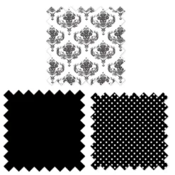 Bacati - Classic Damask Black/Grey/White 4 Pc Crib Bedding Set With Diaper Caddy -Graco Shop GUEST 320f3a65 ef2c 44e3 aea3 6424604715ae