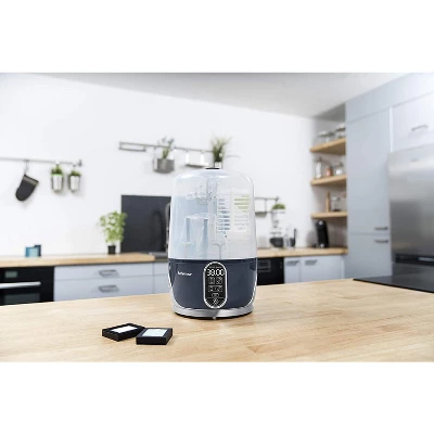 Babymoov Turbo Pure Sterilizer Dryer, Advanced Purified Sterilization, Fast & Clean Drying, Universal Bottle Storage And Easy Use, Black 5 Babymoov Turbo Pure Sterilizer Dryer, Advanced Purified Sterilization, Fast & Clean Drying, Universal Bottle Storage And Easy Use, Black - Image 5