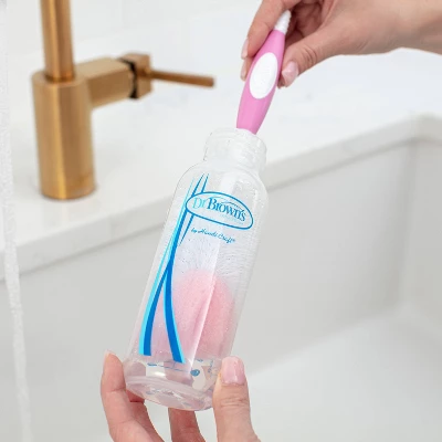 Dr. Brown's Dr. Brown's Options+ Anti-Colic Baby Bottle Newborn Gift Set - Pink - 0-6 Months 12 Dr. Brown's Dr. Brown's Options+ Anti-Colic Baby Bottle Newborn Gift Set - Pink - 0-6 Months - Image 12