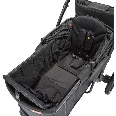 Larktale Sprout Single-to-Double Stroller/Wagon - Expandable And Foldable Stroller Wagon For Kids With Canopy, Storage, And Accessories - Byron Black 4 Larktale Sprout Single-to-Double Stroller/Wagon - Expandable And Foldable Stroller Wagon For Kids With Canopy, Storage, And Accessories - Byron Black - Image 4