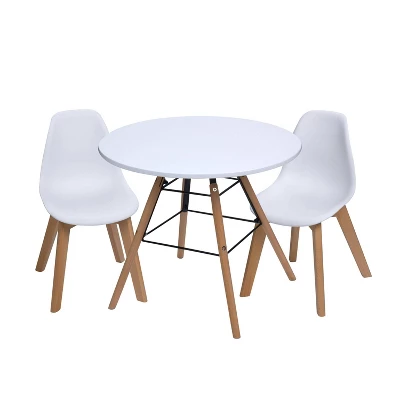 3pc Modern Kids' Round Table And Chair Set - Gift Mark 4 3pc Modern Kids' Round Table And Chair Set - Gift Mark - Image 4