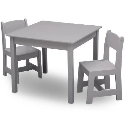 Delta Children MySize Kids' Wood Table And Chair Set 2 Chairs Included 2 Delta Children MySize Kids' Wood Table And Chair Set 2 Chairs Included - Image 2