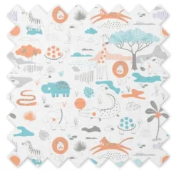 Jungle Safari Boys Aqua/Orange 2 Pack Muslin Swaddling Blanket 10 Jungle Safari Boys Aqua/Orange 2 Pack Muslin Swaddling Blanket -Graco Shop GUEST 3824caf5 63ee 4800 97a0 d71880dd202e