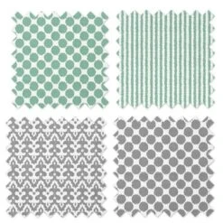 Bacati - Ikat Mint/Gray Dots/Stripes Swaddling Muslin Blankets Set Of 4 7 Bacati - Ikat Mint/Gray Dots/Stripes Swaddling Muslin Blankets Set Of 4 -Graco Shop GUEST 383b7d60 e525 48f9 a5d4 dc1093966e5b