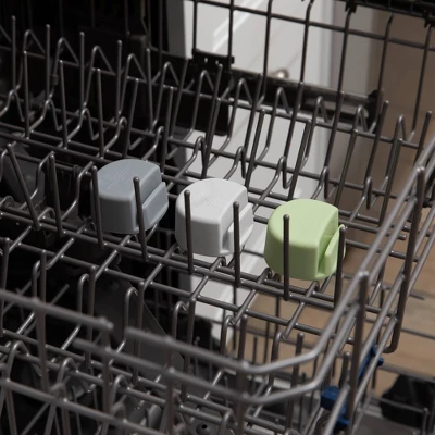 Bumkins Silicone Little Dippers - Taffy - 3pk 2 Bumkins Silicone Little Dippers - Taffy - 3pk - Image 2