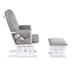 Suite Bebe Mason Glider & Ottoman - White/Oyster -Graco Shop GUEST 38bcd8b8 eae6 476c 863e a4151f5c7777