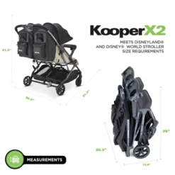 Joovy KooperX2 Lightweight Compact Double Stroller With Trays 5 Joovy KooperX2 Lightweight Compact Double Stroller With Trays -Graco Shop GUEST 38c62e88 39cd 4e56 92c9 4f9a6ff0060a