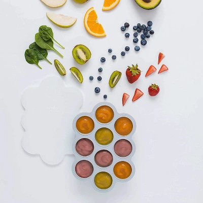 Simka Rose Silicone Food Freezer Tray 10Pc 2 Simka Rose Silicone Food Freezer Tray 10Pc - Image 2