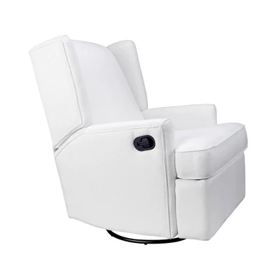 SECOND STORY HOME Hemingway Swivel Recliner Chair - White 2 SECOND STORY HOME Hemingway Swivel Recliner Chair - White - Image 2