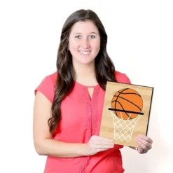 Big Dot Of Happiness Nothin' But Net - Basketball - Sports Themed Nursery Wall Art, Kids Room Decor & Game Room Decor - 7.5 X 10 Inches - 3 Prints -Graco Shop GUEST 39c3d5f3 d639 45d9 831d ce41baa35132