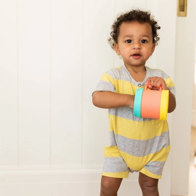 Morepeas Silicone Baby Snack Cup - Melon 4 Morepeas Silicone Baby Snack Cup - Melon - Image 4