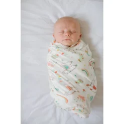Loulou Lollipop Muslin Swaddle Blanket - Llama