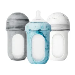 Boon 8 Fl Oz Nursh Silicone Baby Bottles With Collapsible Silicone Pouch - 3pk -Graco Shop GUEST 3b3f1fa8 7343 4c4f 858d d22bec605345