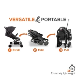 Jovial Portable Folding Lightweight Compact Baby Stroller With Bag For Airplane Travel For Babies, Infants, And Toddlers, Black (2 Pack) -Graco Shop GUEST 3b4c9bcc d936 4e82 b2b8 bf135ed0fec1 1