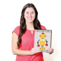 Big Dot Of Happiness Gear Up Robots - Nursery Wall Art And Kids Room Decor - 7.5 X 10 Inches - Set Of 3 Prints -Graco Shop GUEST 3c6c1b99 d1d1 4d7a 85bb bbe950ff3c66