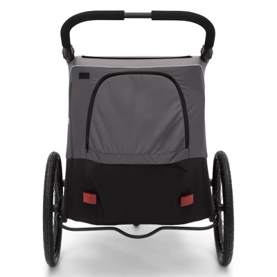 Delta Children Jeep Everest 2-in-1 Child Bike Trailer And Stroller - Gray 9 Delta Children Jeep Everest 2-in-1 Child Bike Trailer And Stroller - Gray - Image 9