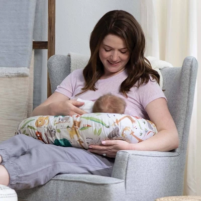 Boppy Original Support Nursing Pillow - Neutral Jungle 1 Boppy Original Support Nursing Pillow - Neutral Jungle