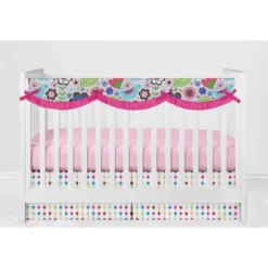 Bacati - Botanical Floral Birds Pink Multicolor 10 Pc Crib Bedding Set With Long Rail Guard Cover 15 Bacati - Botanical Floral Birds Pink Multicolor 10 Pc Crib Bedding Set With Long Rail Guard Cover -Graco Shop GUEST 407cbe4f 67f0 42b1 be4d 7275c9ecdd81
