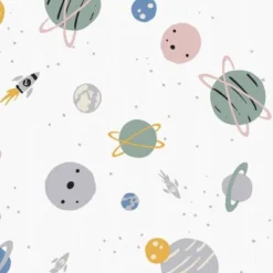 Love To Dream Designer Collection Adaptive Swaddle Wrap - Lite Space White - M