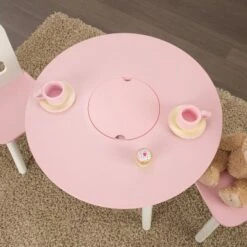 Round Storage Table And Chair Set White/Pink - KidKraft 19 Round Storage Table And Chair Set White/Pink - KidKraft -Graco Shop GUEST 42055e7d 6434 46fd 90aa ba5e37d35e40
