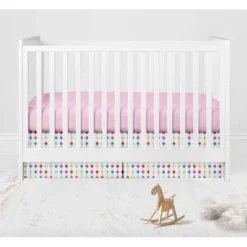 Bacati - Botanical Floral Birds Pink Multicolor 10 Pc Crib Bedding Set With Long Rail Guard Cover 14 Bacati - Botanical Floral Birds Pink Multicolor 10 Pc Crib Bedding Set With Long Rail Guard Cover -Graco Shop GUEST 4372d228 720d 4adc 9376 2205c371a8ea 1