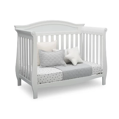 Delta Children Lancaster 4-in-1 Convertible Crib - Bianca White 6 Delta Children Lancaster 4-in-1 Convertible Crib - Bianca White - Image 6