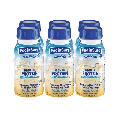 PediaSure SideKicks High Protein Nutrition Shake Vanilla - 6pk/48 Fl Oz 3 PediaSure SideKicks High Protein Nutrition Shake Vanilla - 6pk/48 Fl Oz - Image 3