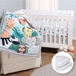 The Peanutshell Wild Kingdom Crib Bedding Set, 3pc To 12 Pc, Safari Animals -Graco Shop GUEST 45a252d2 3236 4a14 a1ec 49ad11d323f1
