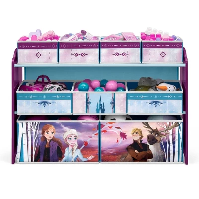 Delta Children Disney Frozen Deluxe 9 Bin Design And Store Toy Organizer 5 Delta Children Disney Frozen Deluxe 9 Bin Design And Store Toy Organizer - Image 5