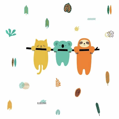 RoomMates Koala And Sloth Peel And Stick Giant Wall Decal 3 RoomMates Koala And Sloth Peel And Stick Giant Wall Decal - Image 3