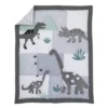 NoJo Baby Saurus Nursery Crib Bedding Set - 4pc