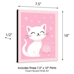 Big Dot Of Happiness Purr-fect Kitty Cat - Kitten Meow Nursery Wall Art And Kids Room Decorations - Gift Ideas - 7.5 X 10 Inches - Set Of 3 Prints -Graco Shop GUEST 47ee866f 4358 4c3e 82c8 6343f7a486da
